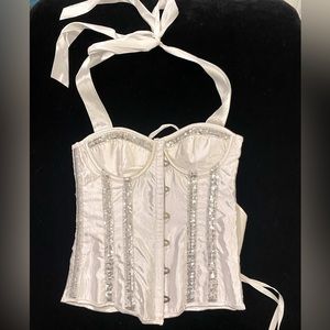 Small white corset